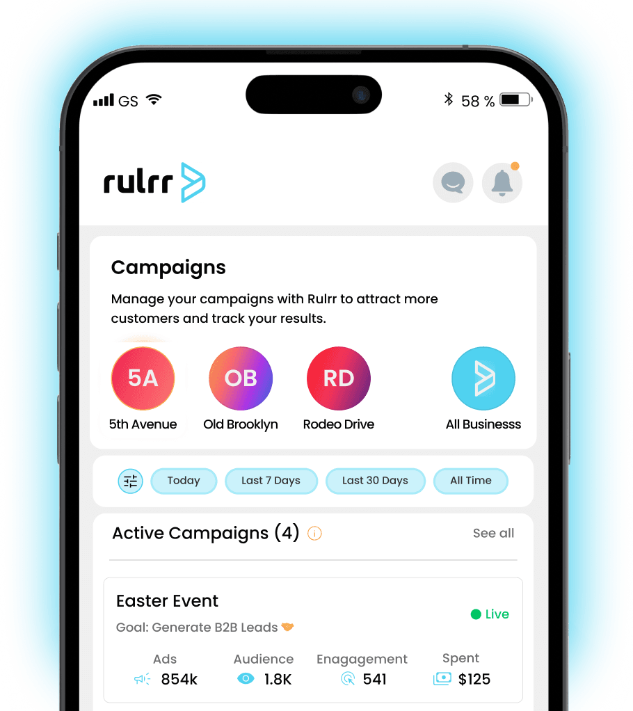 L'application Rulrr reliant campagnes, données et contenu